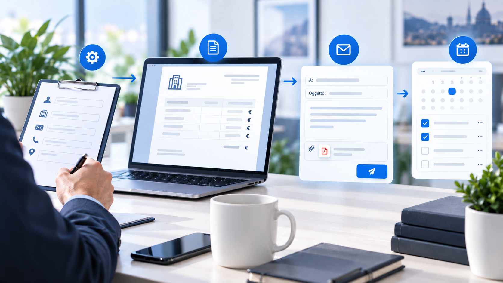 Workflow digitale per l’automazione dei preventivi: raccolta dati, generazione, invio e follow-up